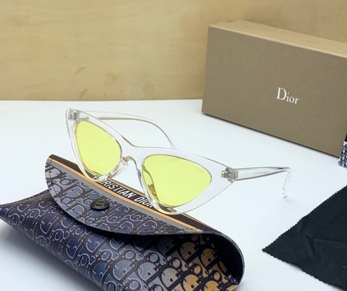 Dior Sunglass Unisex Transparrent Yellow