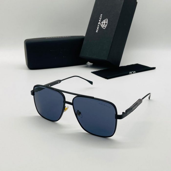 Maybach Light Blue Black Round Shade